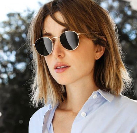 “Women Retro Sunglasses – Vintage Small Frame Trendy Fashion Shades for Summer”