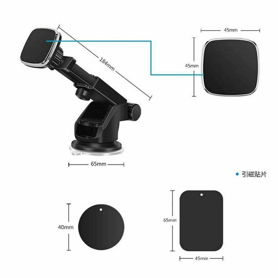Adjustable Car Bracket with Strong Suction Cup – Phone Holder for Cars