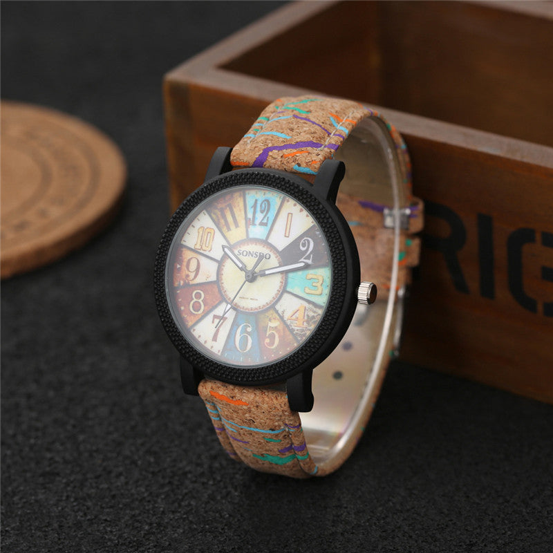 Casual Vintage Leather Women’s Quartz Wrist Watch – Perfect Gift Clock