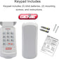 Genie Wireless Keyless Garage Door Opener Keypad, Intellicode Security, Backlit PIN Entry, Easy Installation