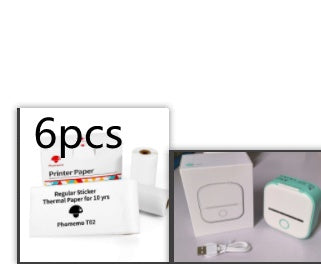 Portable Mini Thermal Label & Photo Printer – Bluetooth-Compatible, Home & Student Use, Price Tag Printer