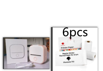 Portable Mini Thermal Label & Photo Printer – Bluetooth-Compatible, Home & Student Use, Price Tag Printer