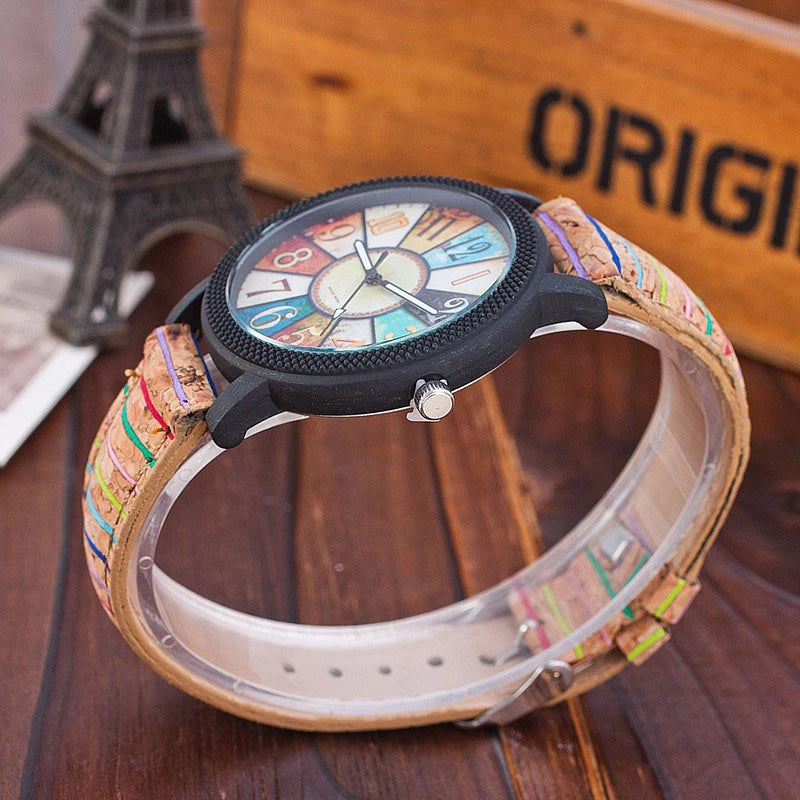 Casual Vintage Leather Women’s Quartz Wrist Watch – Perfect Gift Clock