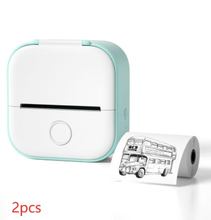 Portable Mini Thermal Label & Photo Printer – Bluetooth-Compatible, Home & Student Use, Price Tag Printer