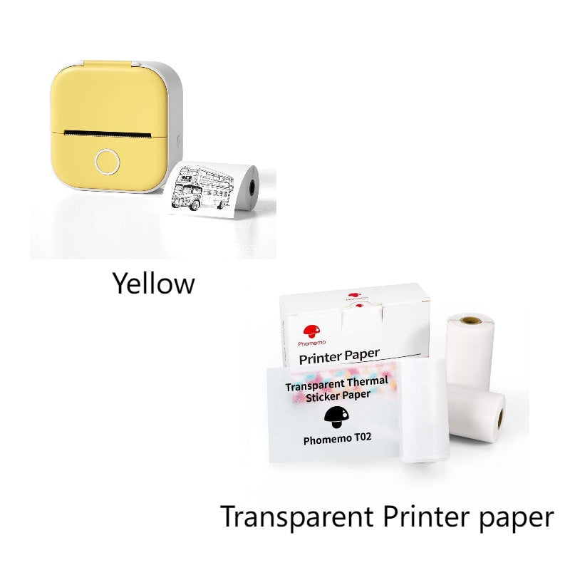 Portable Mini Thermal Label & Photo Printer – Bluetooth-Compatible, Home & Student Use, Price Tag Printer