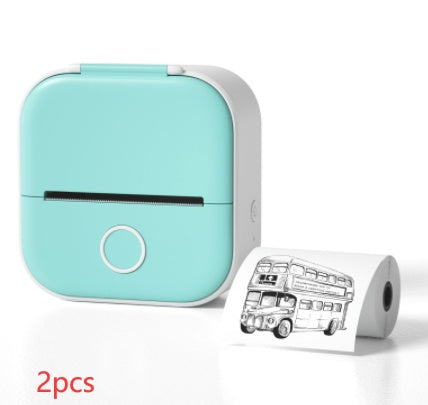 Portable Mini Thermal Label & Photo Printer – Bluetooth-Compatible, Home & Student Use, Price Tag Printer