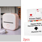Portable Mini Thermal Label & Photo Printer – Bluetooth-Compatible, Home & Student Use, Price Tag Printer