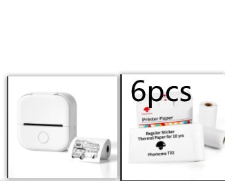 Portable Mini Thermal Label & Photo Printer – Bluetooth-Compatible, Home & Student Use, Price Tag Printer