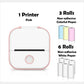 Portable Mini Thermal Label & Photo Printer – Bluetooth-Compatible, Home & Student Use, Price Tag Printer