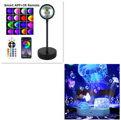 Sunset Projection Lamp – Night Light & Wall Decoration LED Projector