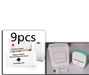 Portable Mini Thermal Label & Photo Printer – Bluetooth-Compatible, Home & Student Use, Price Tag Printer