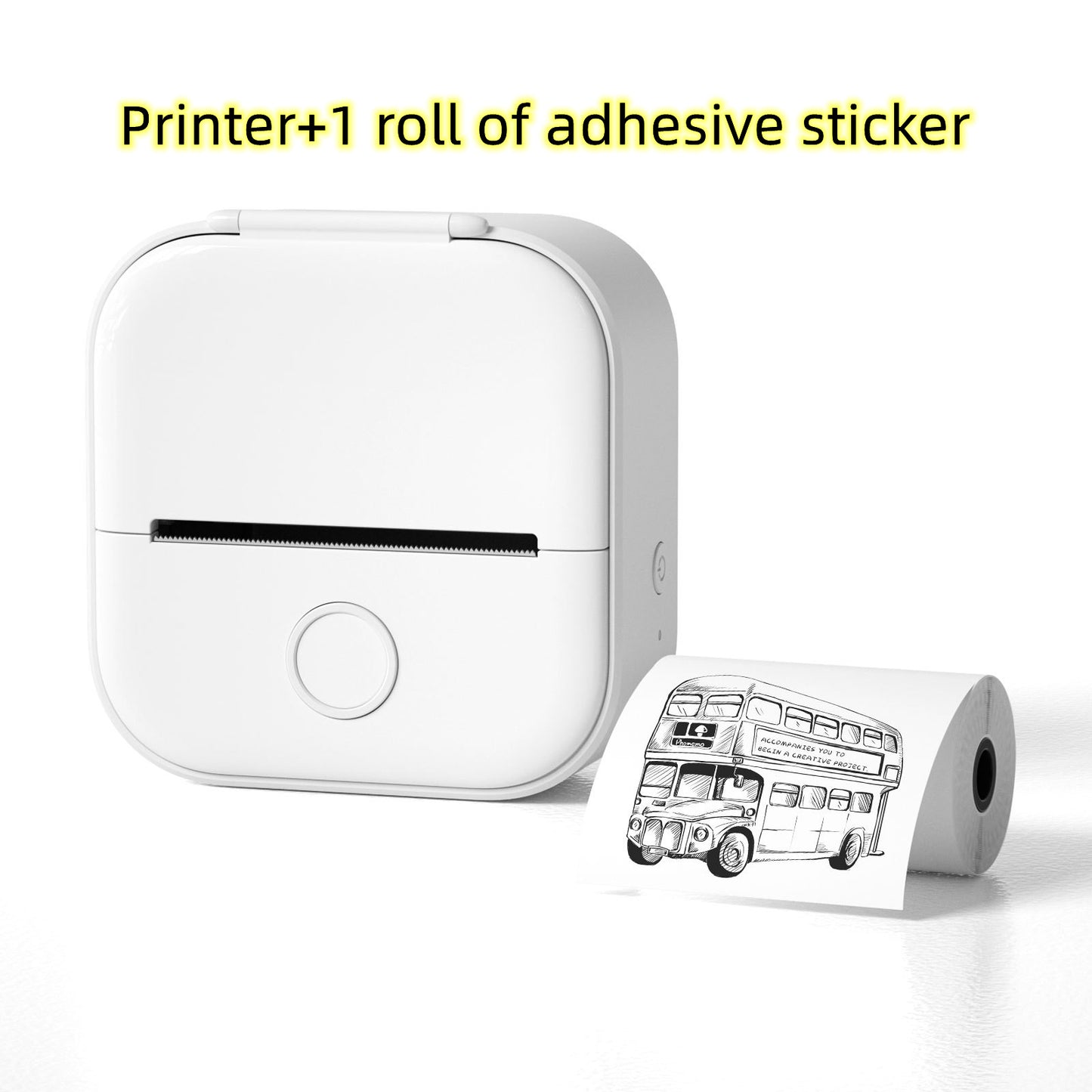 Portable Mini Thermal Label & Photo Printer – Bluetooth-Compatible, Home & Student Use, Price Tag Printer
