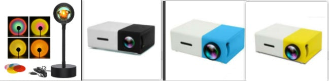 Sunset Projection Lamp – Night Light & Wall Decoration LED Projector